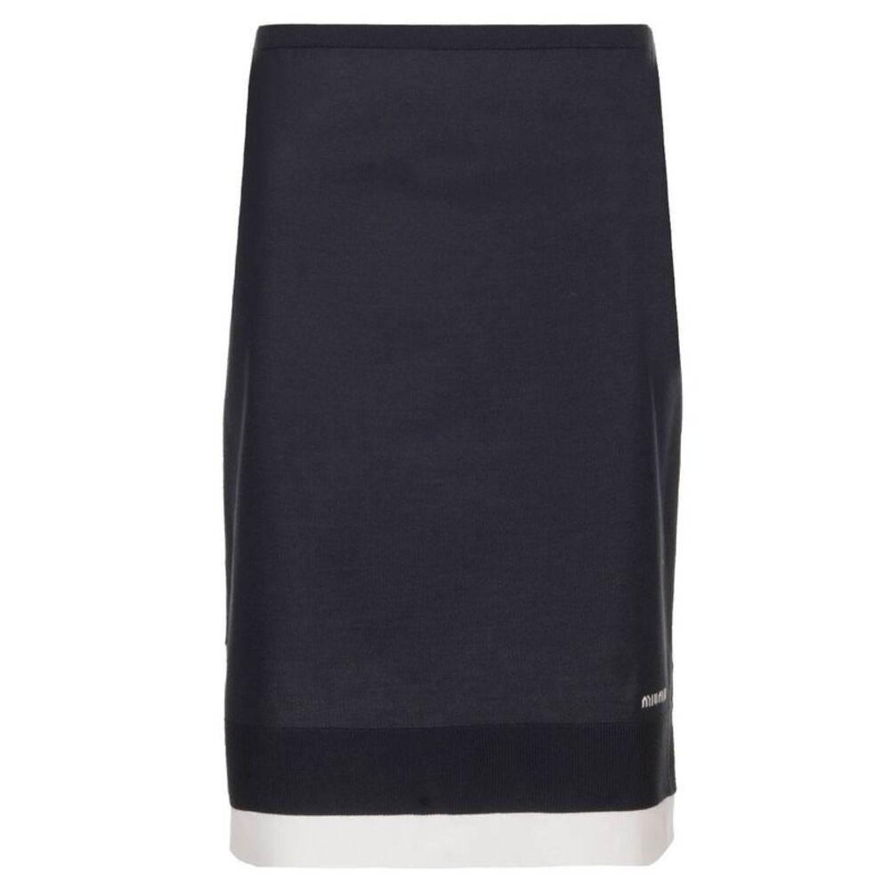 Miu Miu Women Knitted Knee-Length Skirt